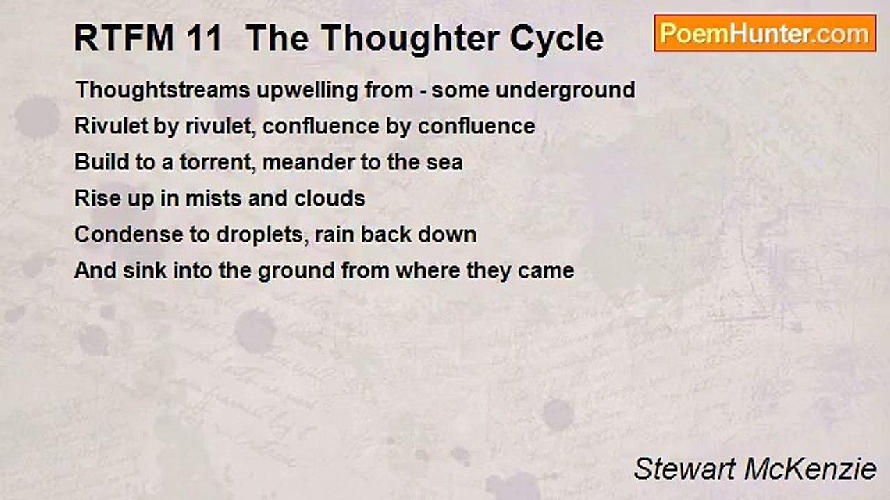 Stewart McKenzie - RTFM 11  The Thoughter Cycle