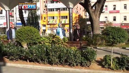 10 Kasım Trabzon'da saygı duruşu