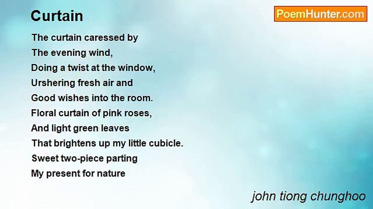 john tiong chunghoo - Curtain