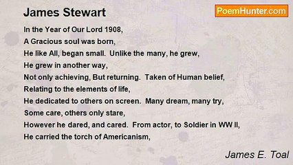 James E. Toal - James Stewart