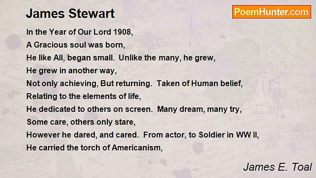 James E. Toal - James Stewart