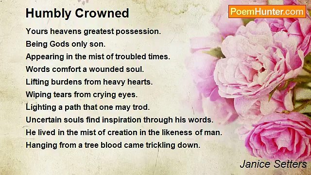 Janice Setters - Humbly Crowned