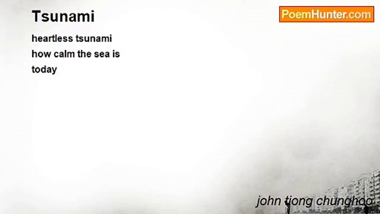 john tiong chunghoo - Tsunami