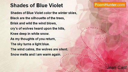 Jean Cast - Shades of Blue Violet