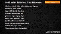John Simoncini - 1999 With Riddles And Rhymes