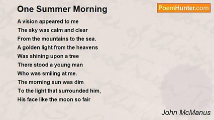 John McManus - One Summer Morning