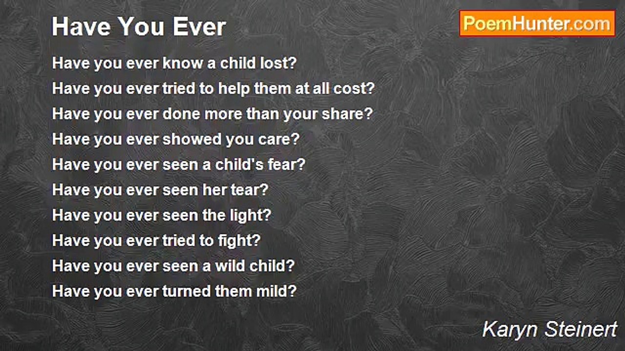 Karyn Steinert - Have You Ever