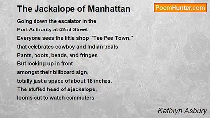 Kathryn Asbury - The Jackalope of Manhattan
