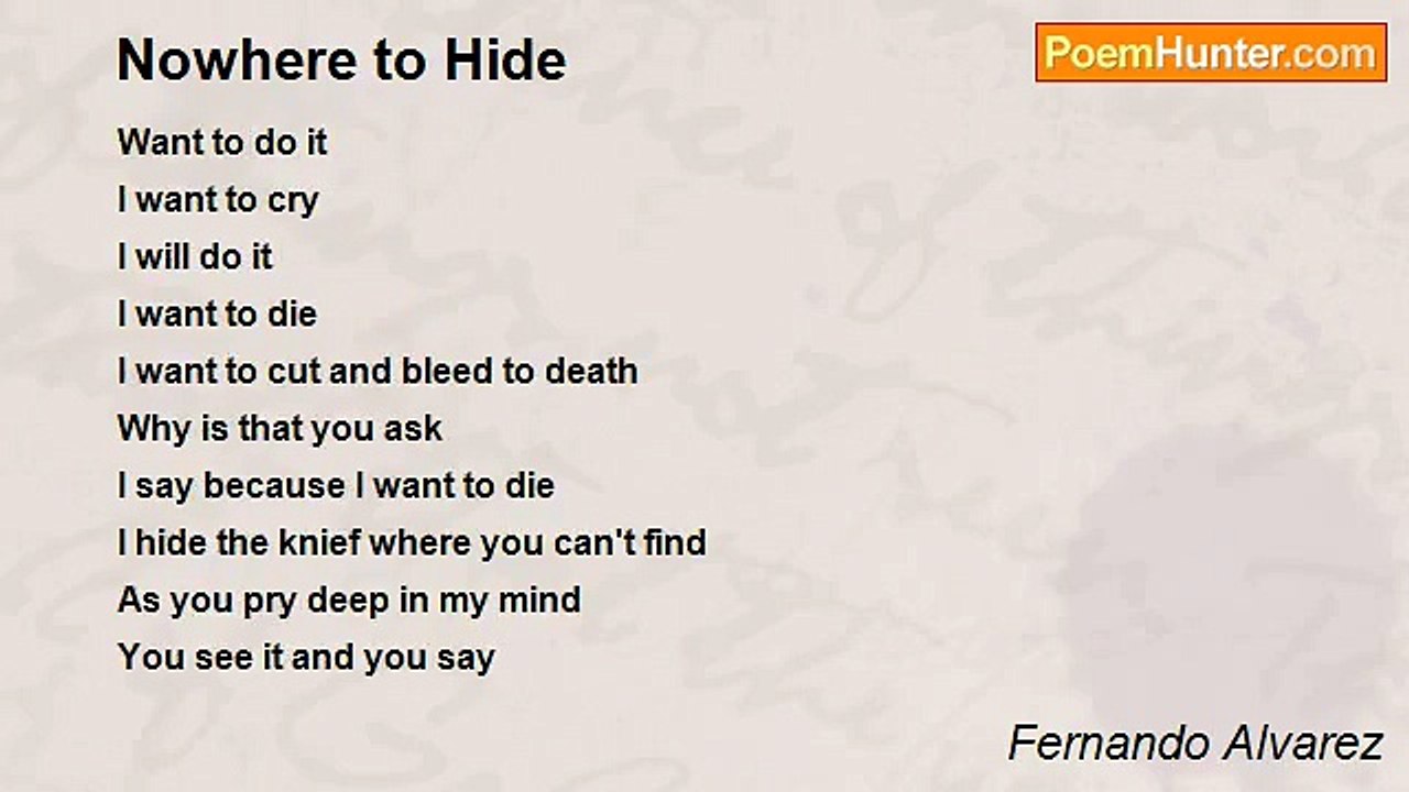 Fernando Alvarez - Nowhere to Hide