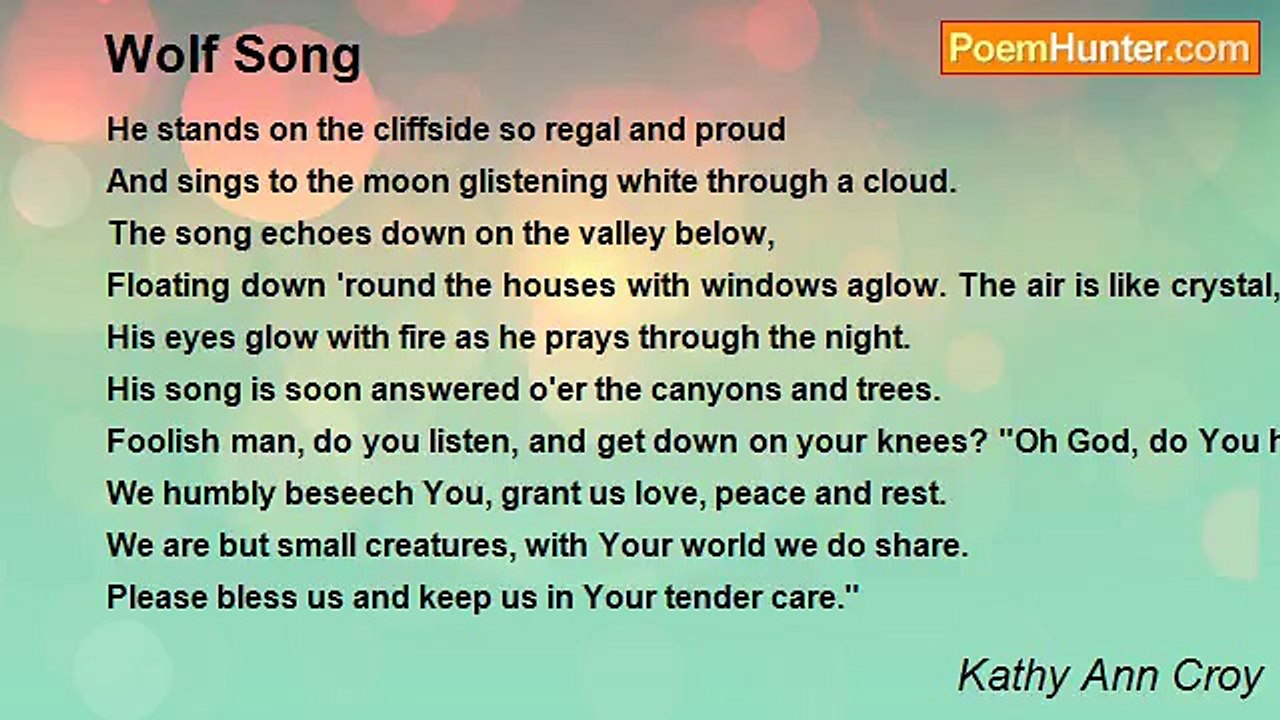 Kathy Ann Croy - Wolf Song