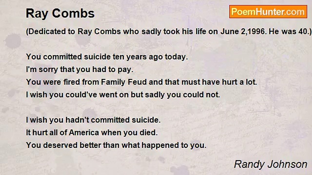 Randy Johnson - Ray Combs