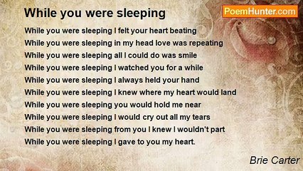 Brie Carter - While you were sleeping