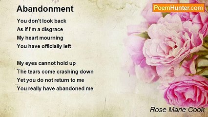 Rose Marie Cook - Abandonment