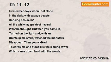 Nkululeko Mdudu - 12: 11: 12