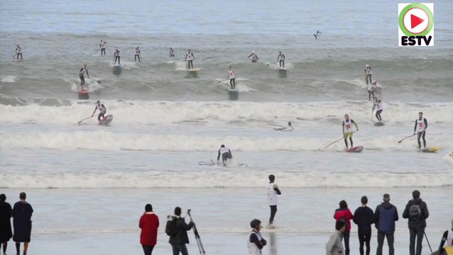 Quiberon: Stand Up Paddle race Championnats France 2014 - Euskadi Surf TV