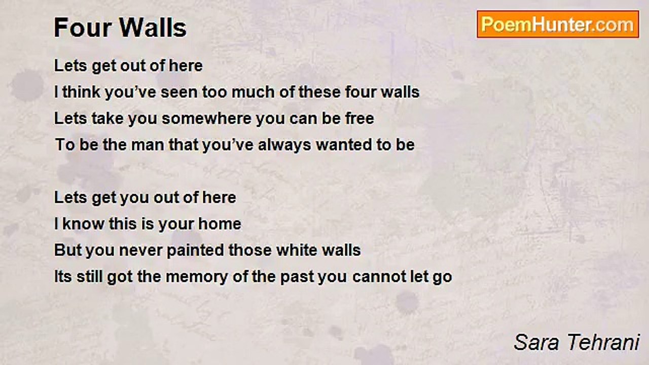 Sara Tehrani - Four Walls