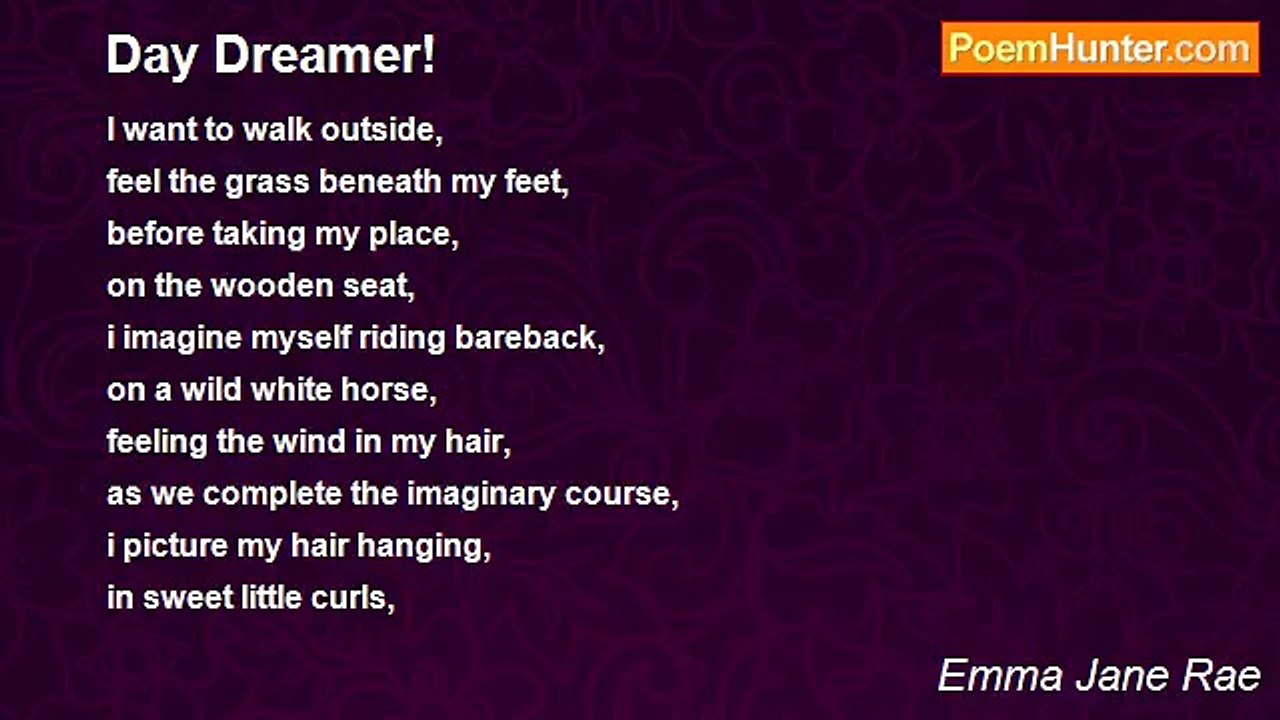 Emma Jane Rae - Day Dreamer!