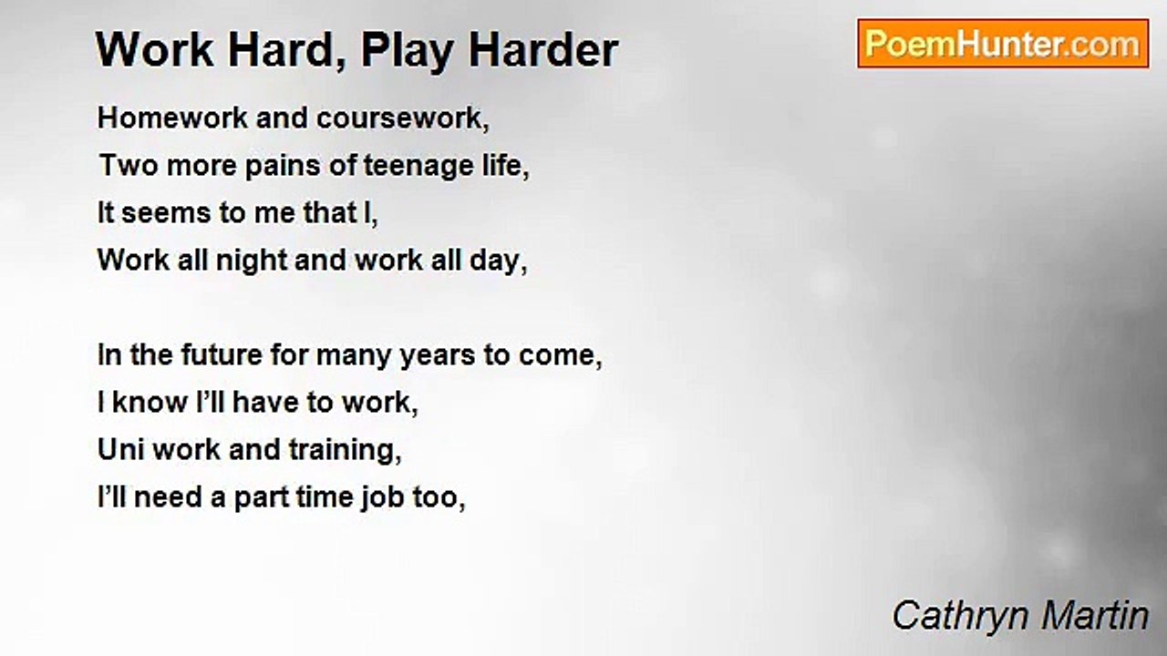 Cathryn Martin - Work Hard, Play Harder
