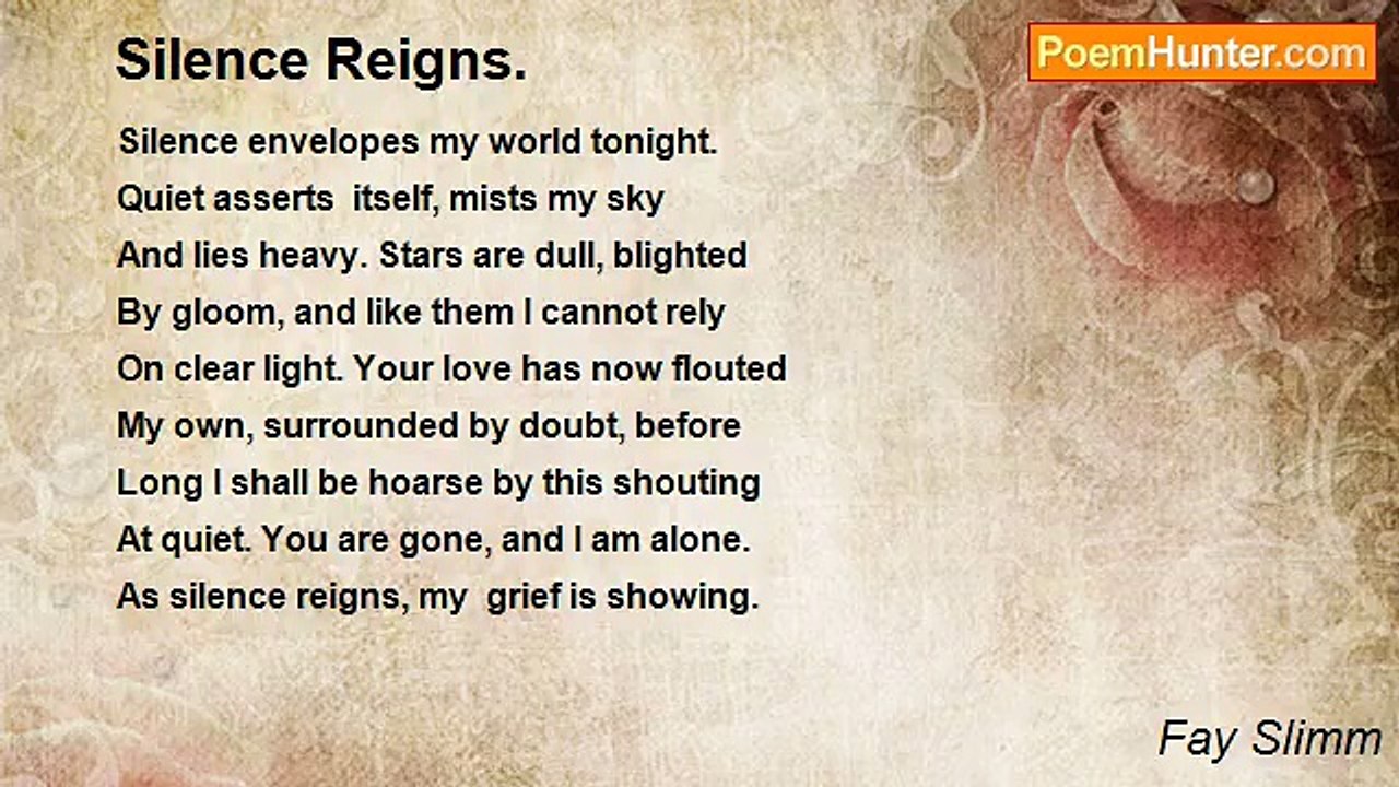 Fay Slimm - Silence Reigns.