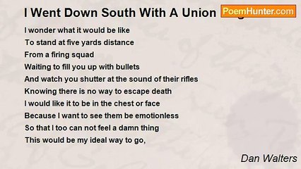 Dan Walters - I Went Down South With A Union Flag