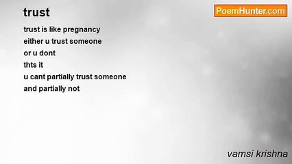 vamsi krishna - trust