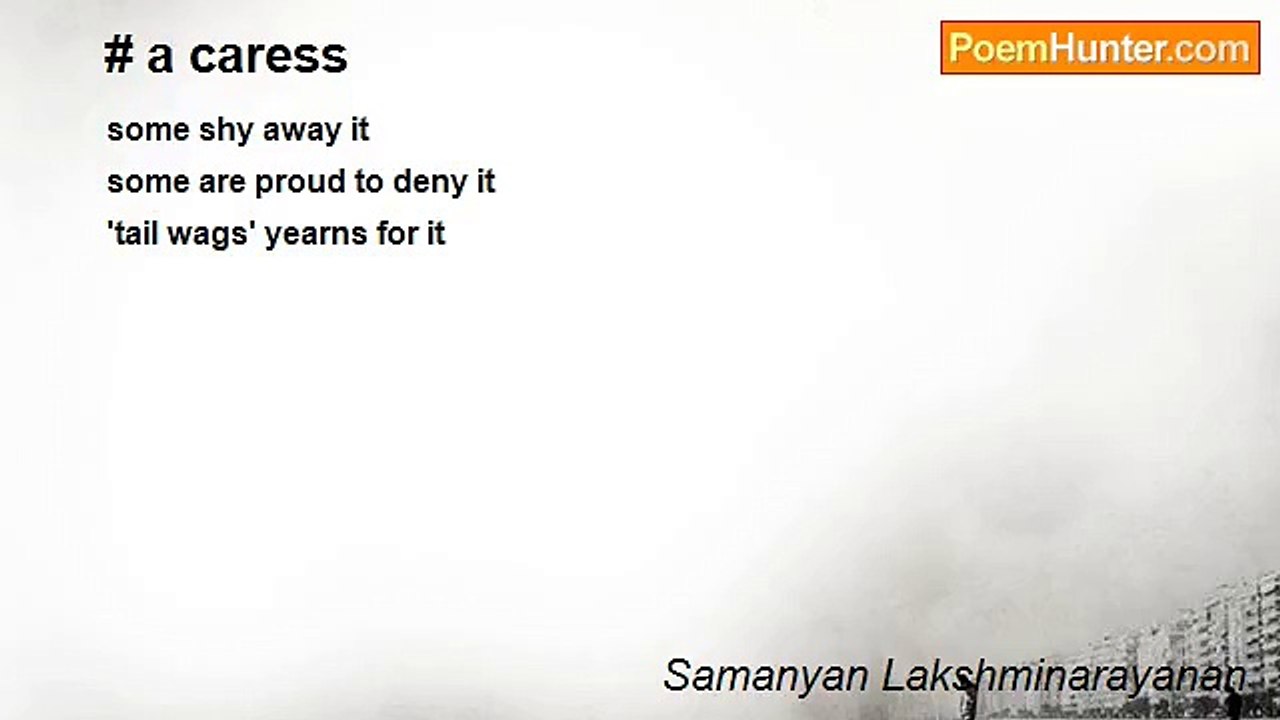Samanyan Lakshminarayanan - # a caress