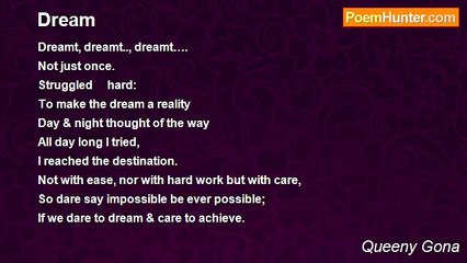 Queeny Gona - Dream