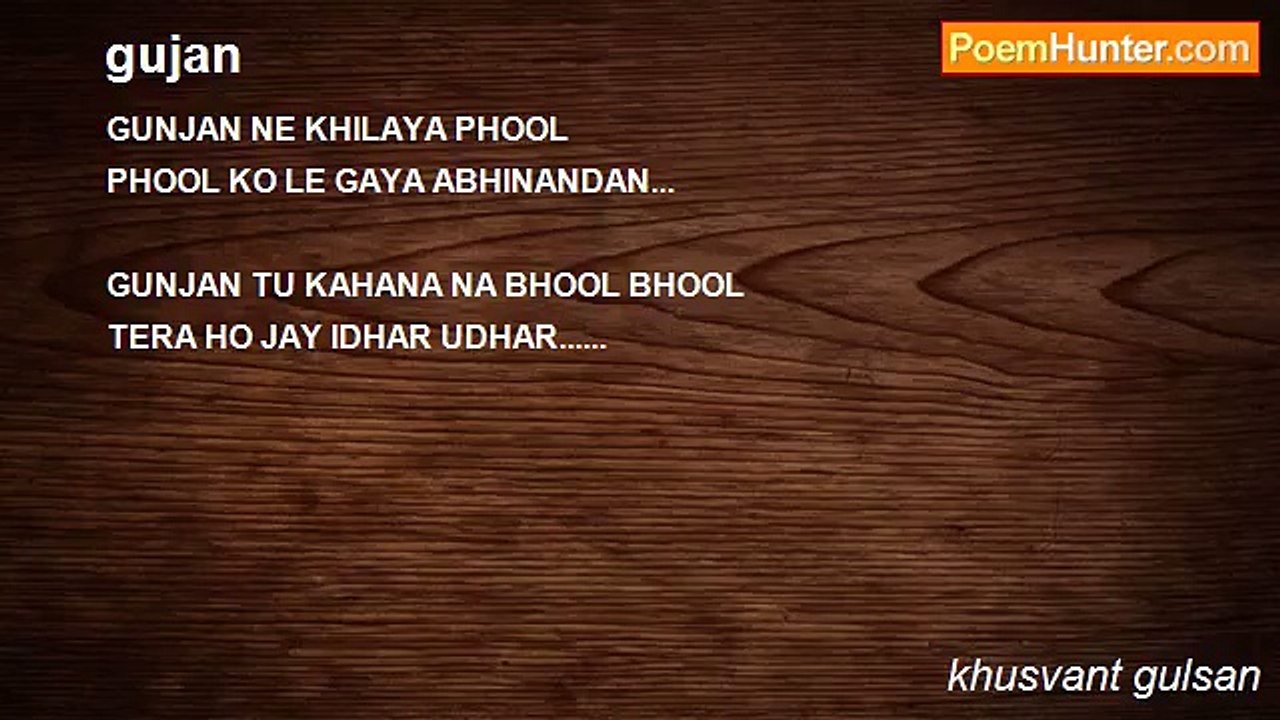 khusvant gulsan - gujan