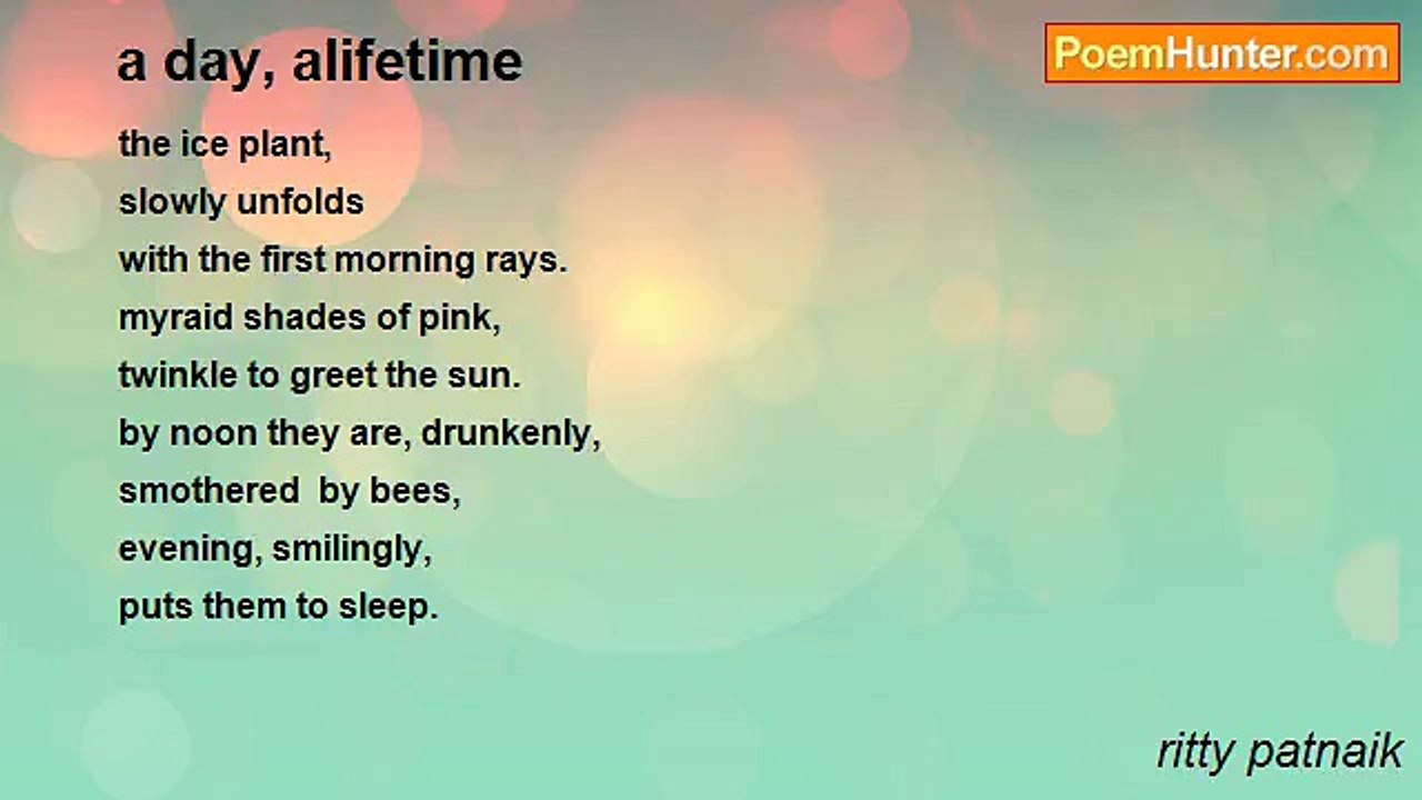 ritty patnaik - a day, alifetime