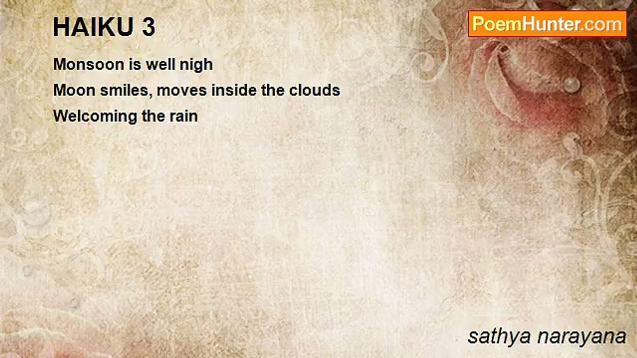 sathya narayana - HAIKU 3