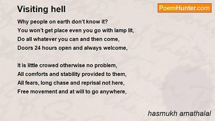 hasmukh amathalal - Visiting hell
