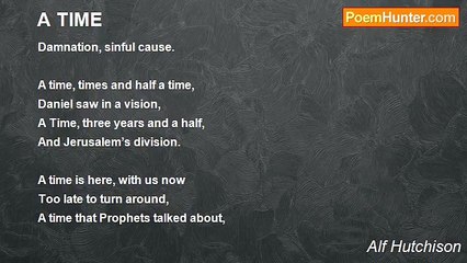 Alf Hutchison - A TIME