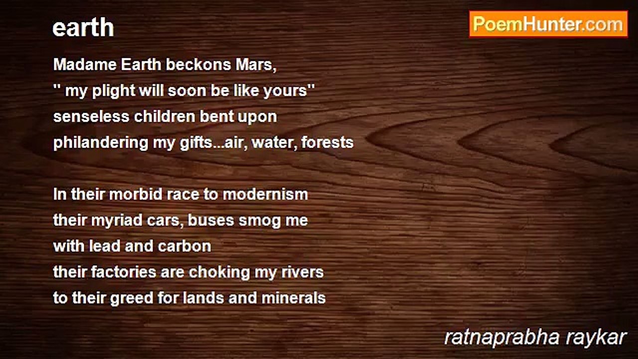 ratnaprabha raykar - earth