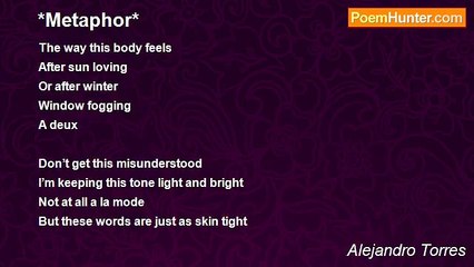 Alejandro Torres - *Metaphor*