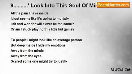 fawzia zie - 9..........' Look Into This Soul Of Mine '