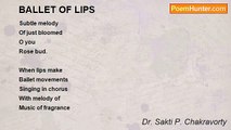 Dr. Sakti P. Chakravorty - BALLET OF LIPS