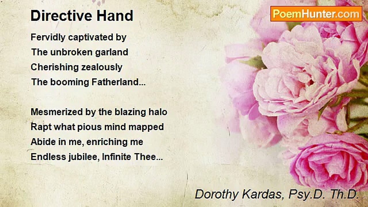 Dorothy Kardas, Psy.D. Th.D. - Directive Hand