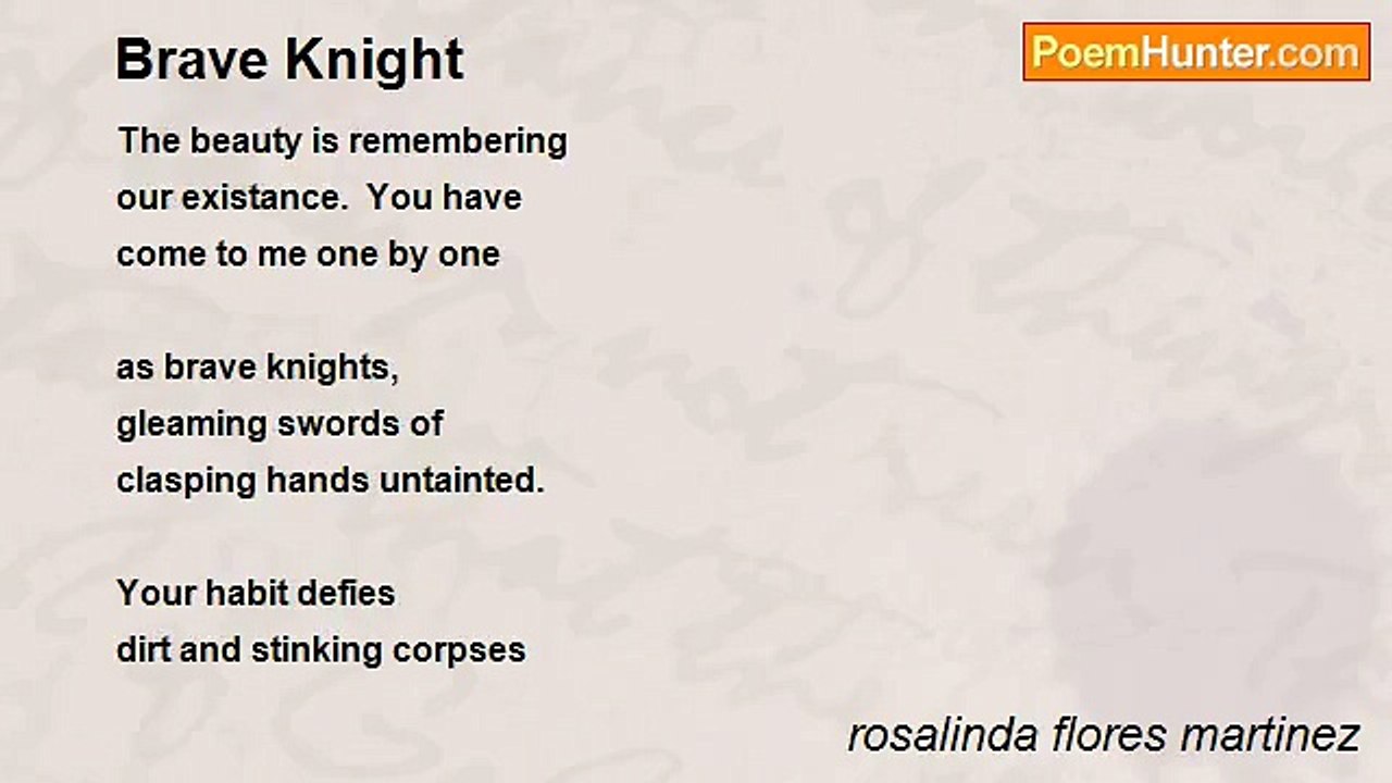 rosalinda flores martinez - Brave Knight