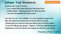 Theodora (Theo) Onken - (((Paper  Trail  Shredder)))