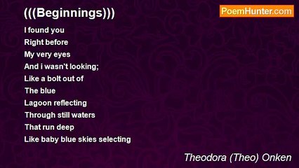 Theodora (Theo) Onken - (((Beginnings)))
