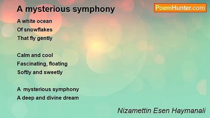 Nizamettin Esen Haymanali - A mysterious symphony