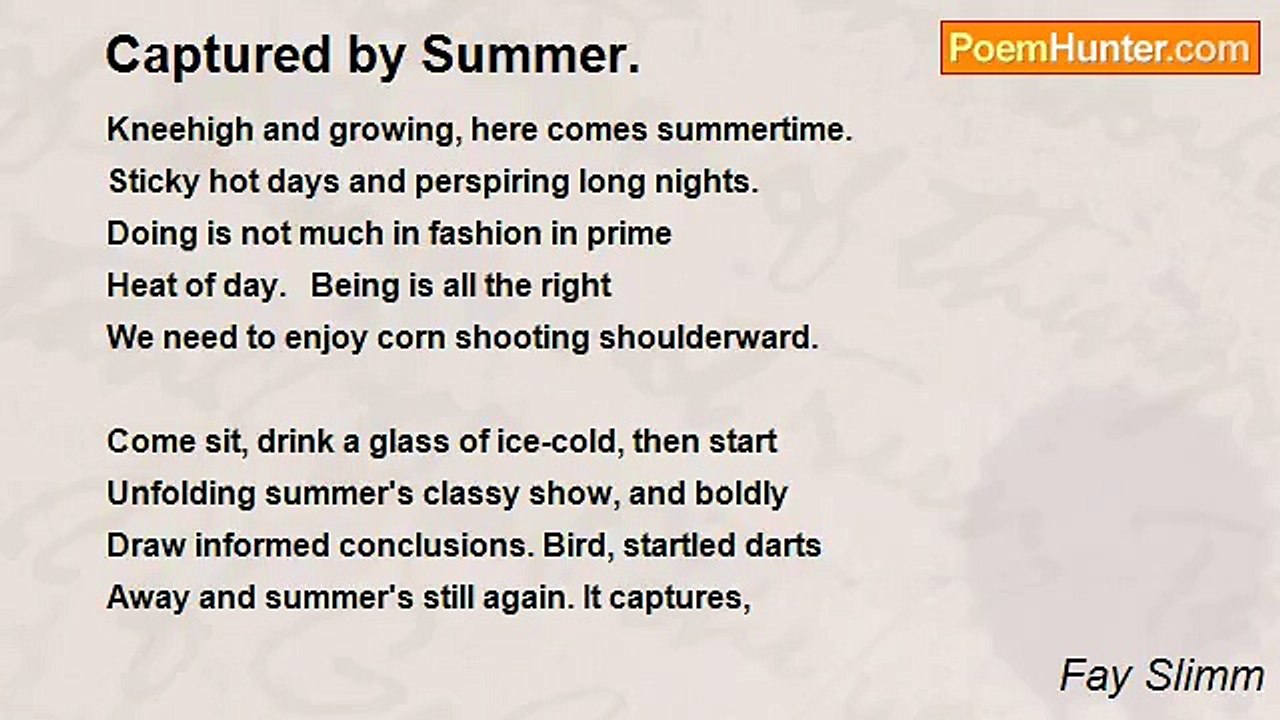 Fay Slimm - Captured by Summer.