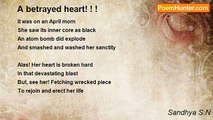 Sandhya S.N - A betrayed heart! ! !