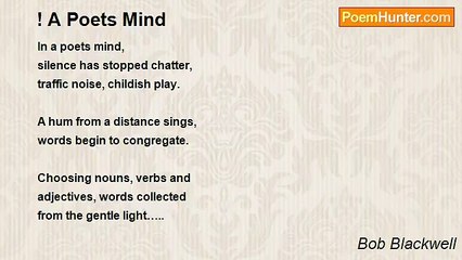 Bob Blackwell - ! A Poets Mind
