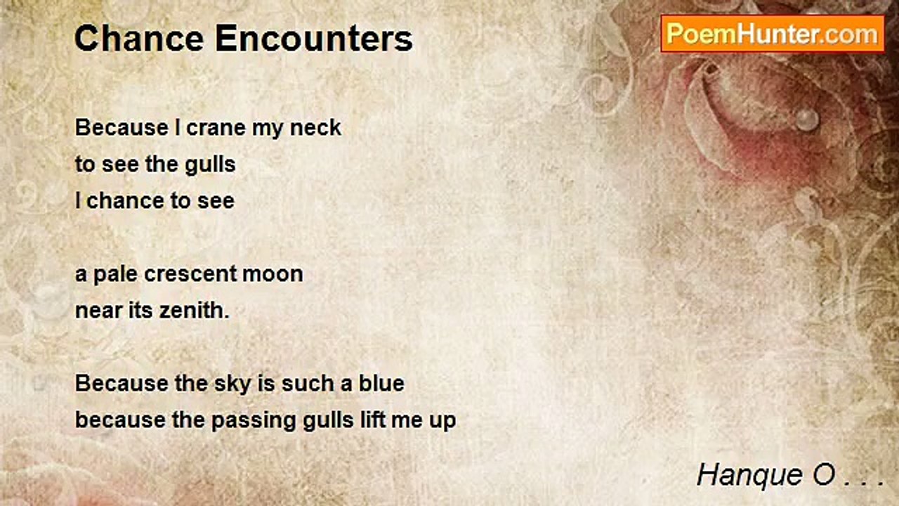 Hanque O . . . - Chance Encounters