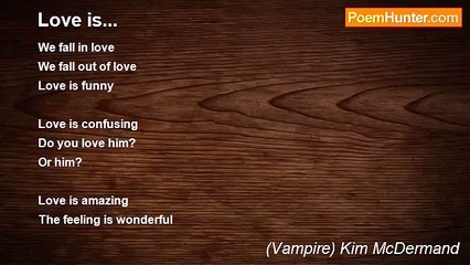 (Vampire) Kim McDermand - Love is...