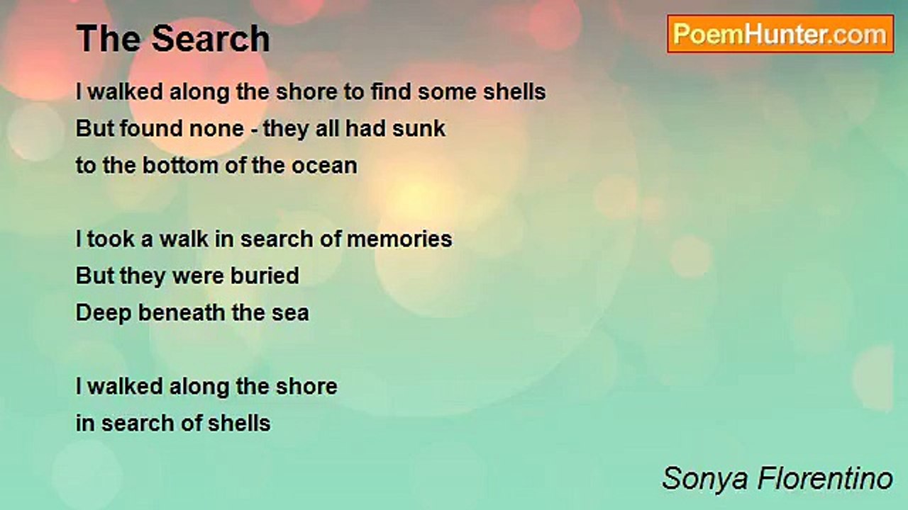 Sonya Florentino - The Search