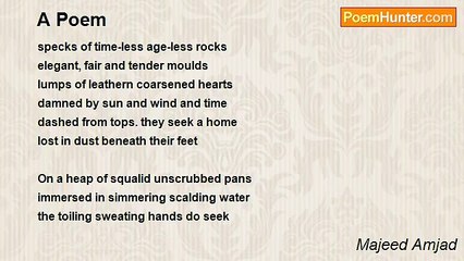 Majeed Amjad - A Poem