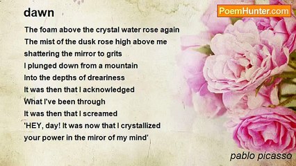 pablo picasso - dawn