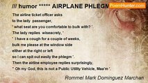 Rommel Mark Dominguez Marchan - /// humor ***** AIRPLANE PHLEGM TRAGEDY